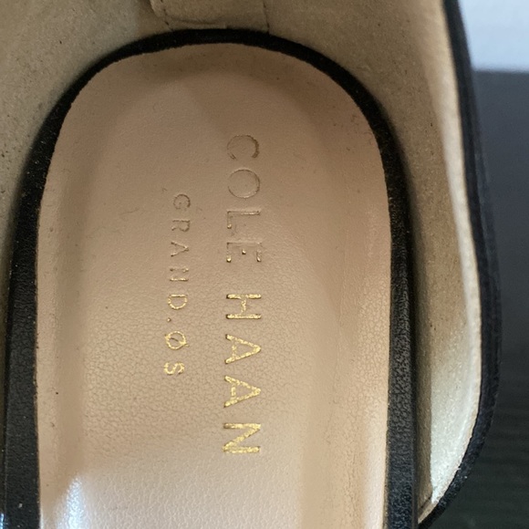 Cole Haan black strappy heels - Picture 4 of 5